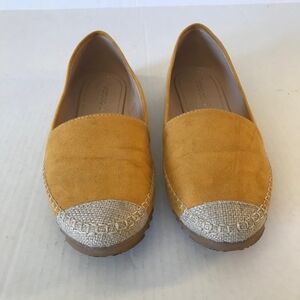 Mustard Espadrille Flats